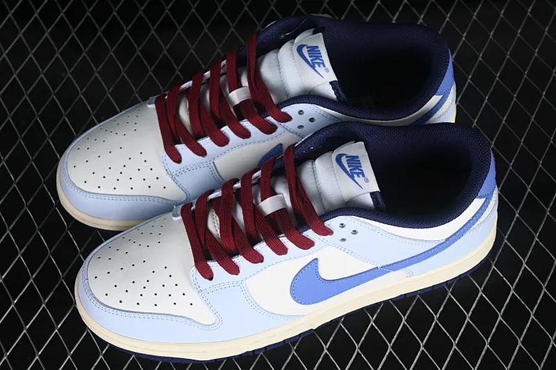 All categories Nk SB Dunk series Nk SB Dunk Low low-top sneakers K version Nk Dunk Low Retro "Sail and Polar Blue" Milan color SB low-top casual sneakers FV8113-141